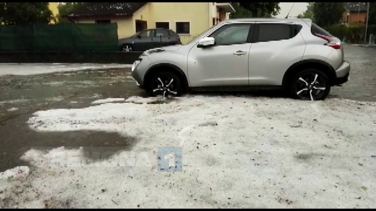 Violento temporale e grandine su Cremona