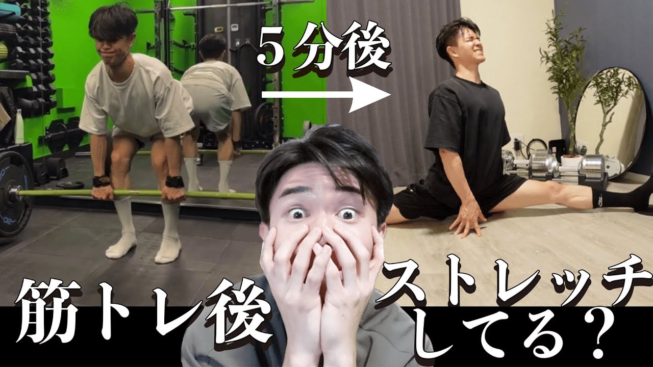 【筋トレ民必見】あなたはストレッチがしたくてたまらなくなる。[Muscle people must] you will be dying to stretch.