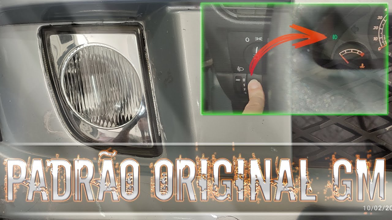 CORSA MAXX: RESUMO INSTALAÇÃO FARÓIS DE NEBLINA (FAROL DE MILHA) PADRÃO ORIGINAL DE FÁBRICA SEM/BCM