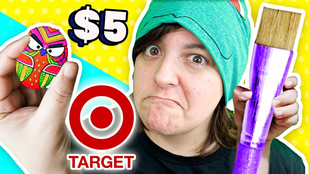 Cash or Trash? Testing 4 Craft Kits For $5 from Target Bath Bomb Kit, glass stone art craft kit