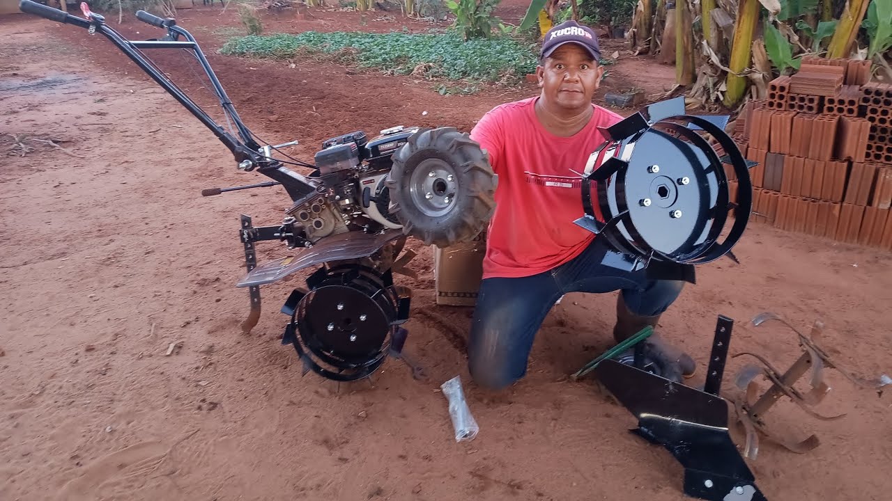 Rodas de ferro no motocultivador, será que vale a pena?