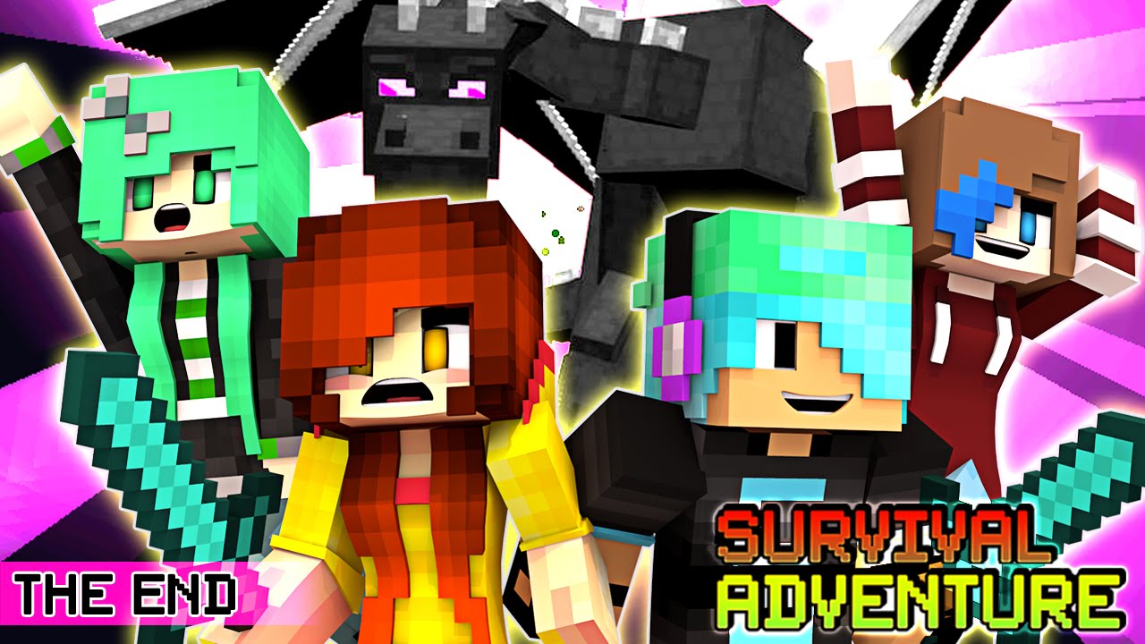Minecraft Survival Adventure EP20 | The End | Gamer Chad, RadioJH Audrey, SallyGreenGamer