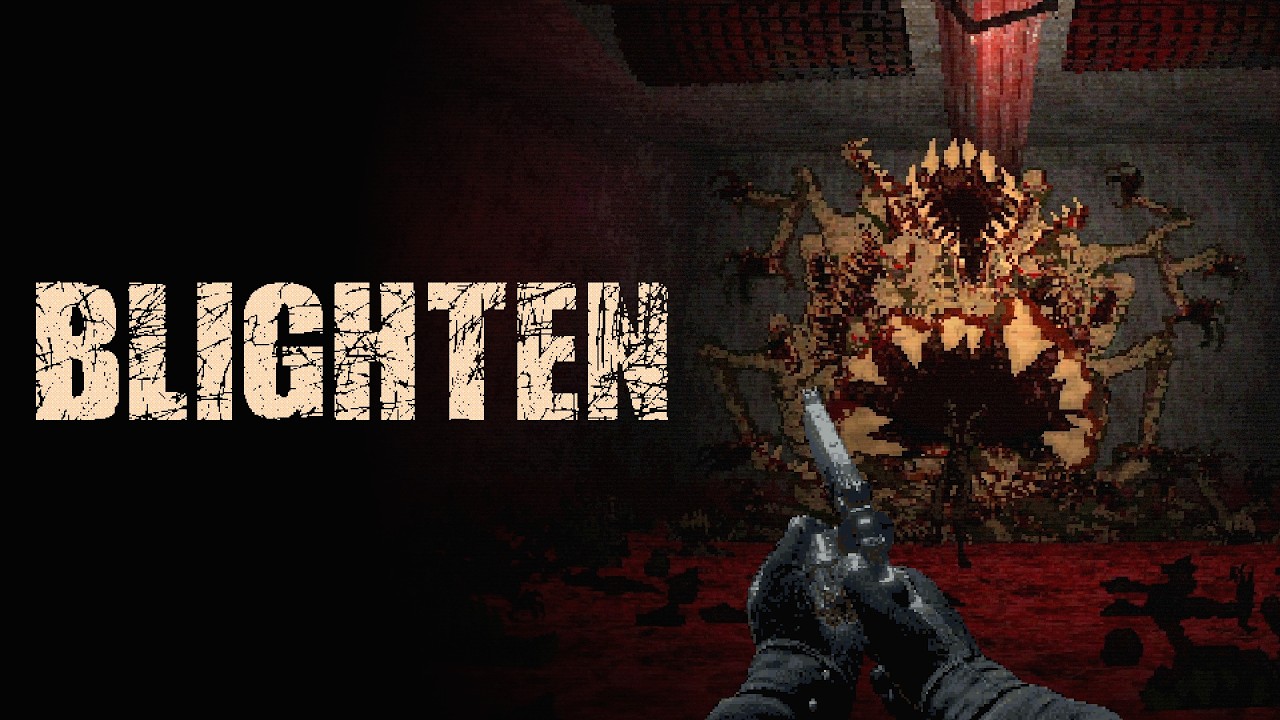 BLIGHTEN Demo &ndash; Full Gameplay (No Commentary) | Retro Survival Horror FPS