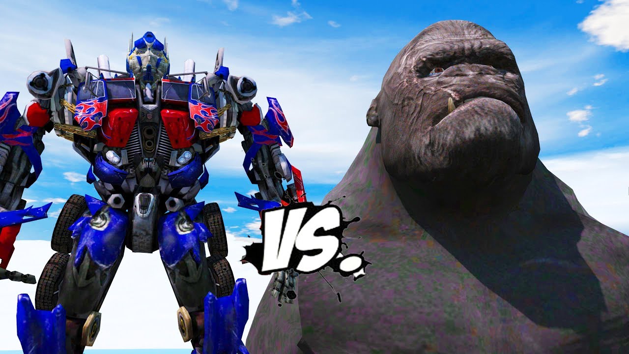 KING KONG vs OPTIMUS PRIME (Transformers)