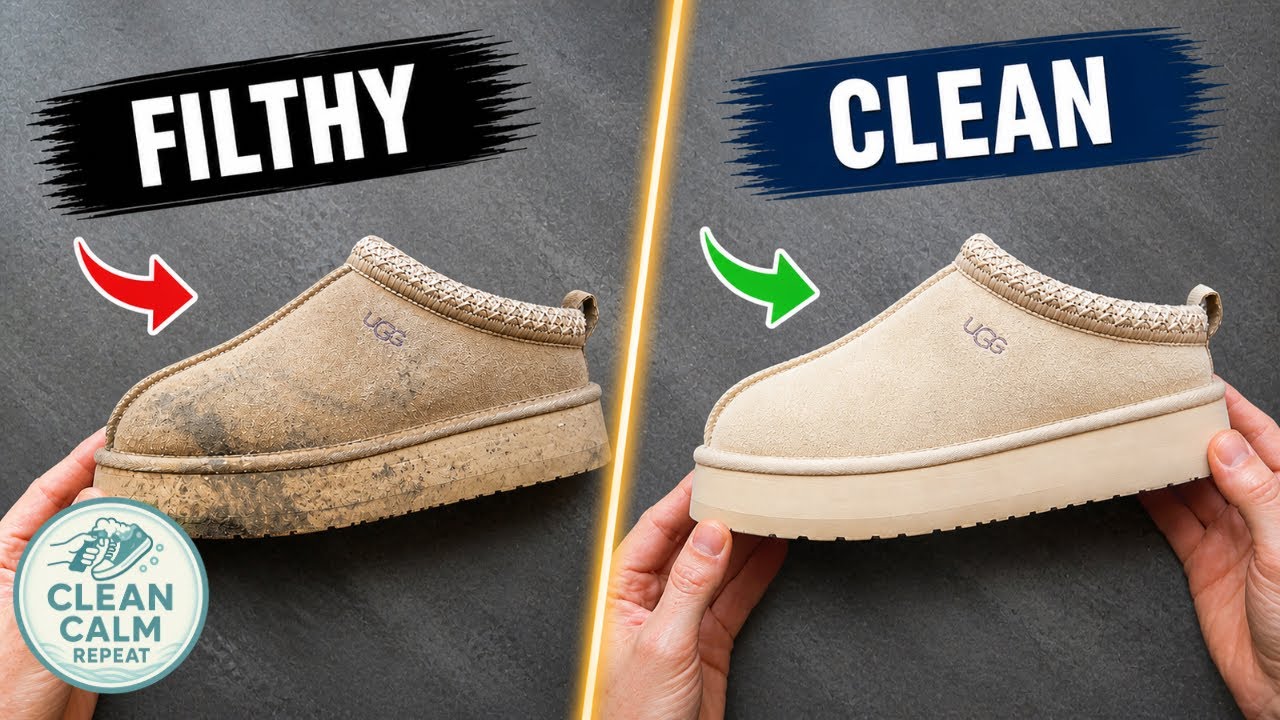 UGG Suede Deep Clean | Slow & Relaxing ASMR Restoration