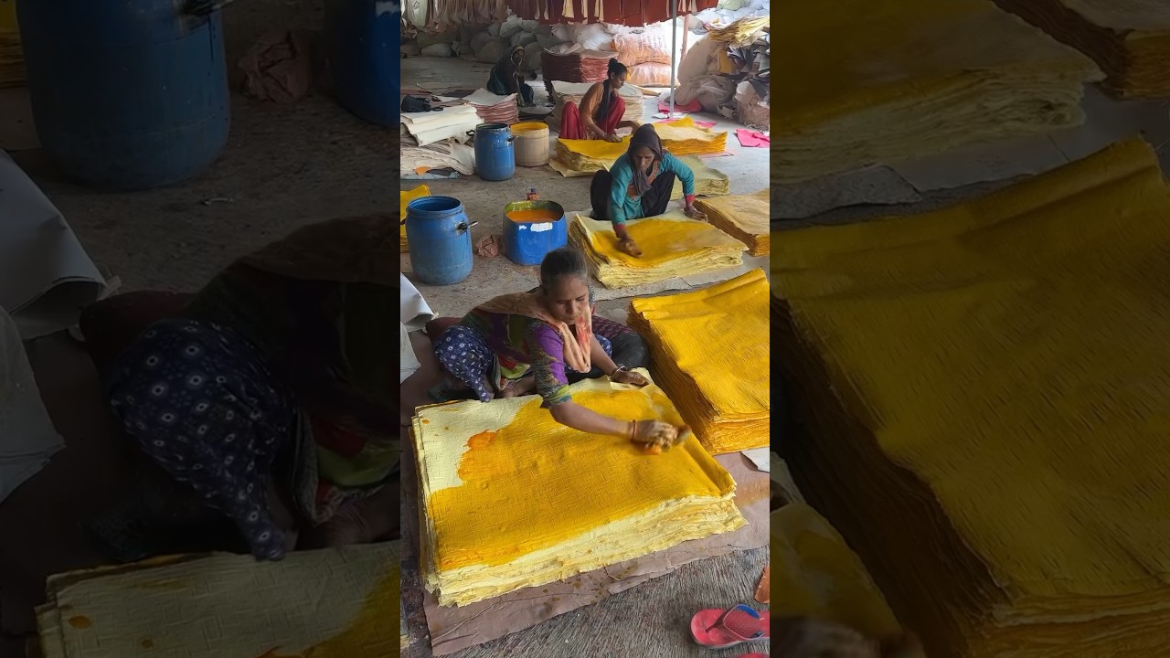 This is how Recycled Paper is made in India ♻️😍 #shorts #manufacturing #ashortaday