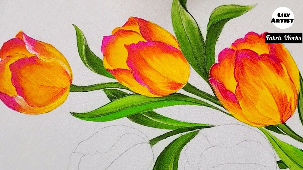 Painting a Gorgeous Tulip: Get Ready to be Blown Away!