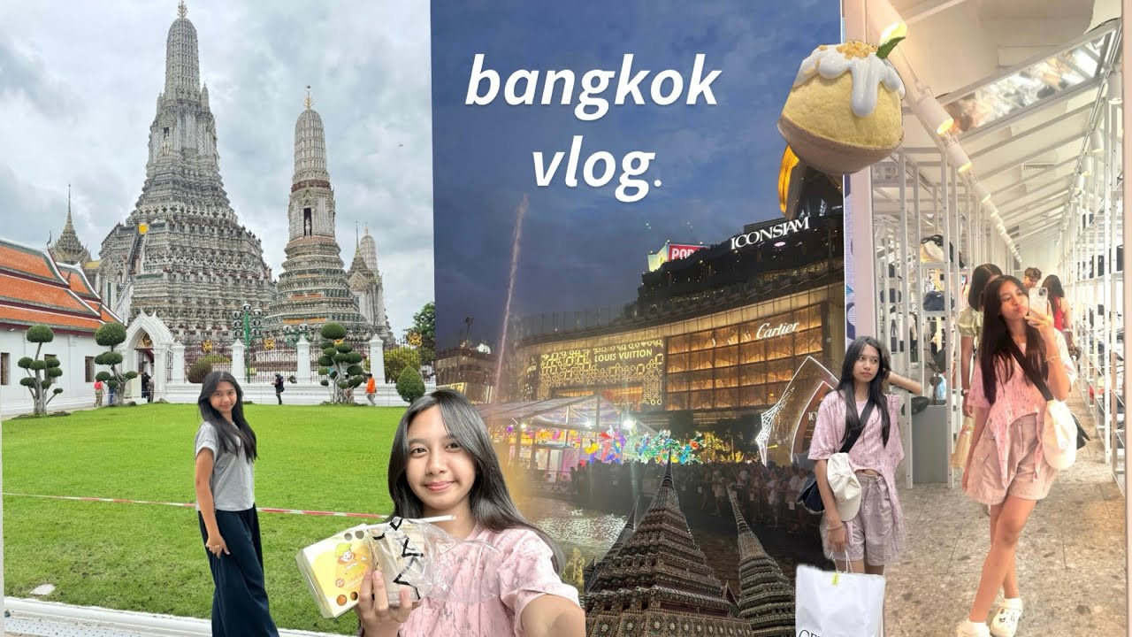 bangkok 2025 diaries | shopping, chao praya dinner, exploring temples 