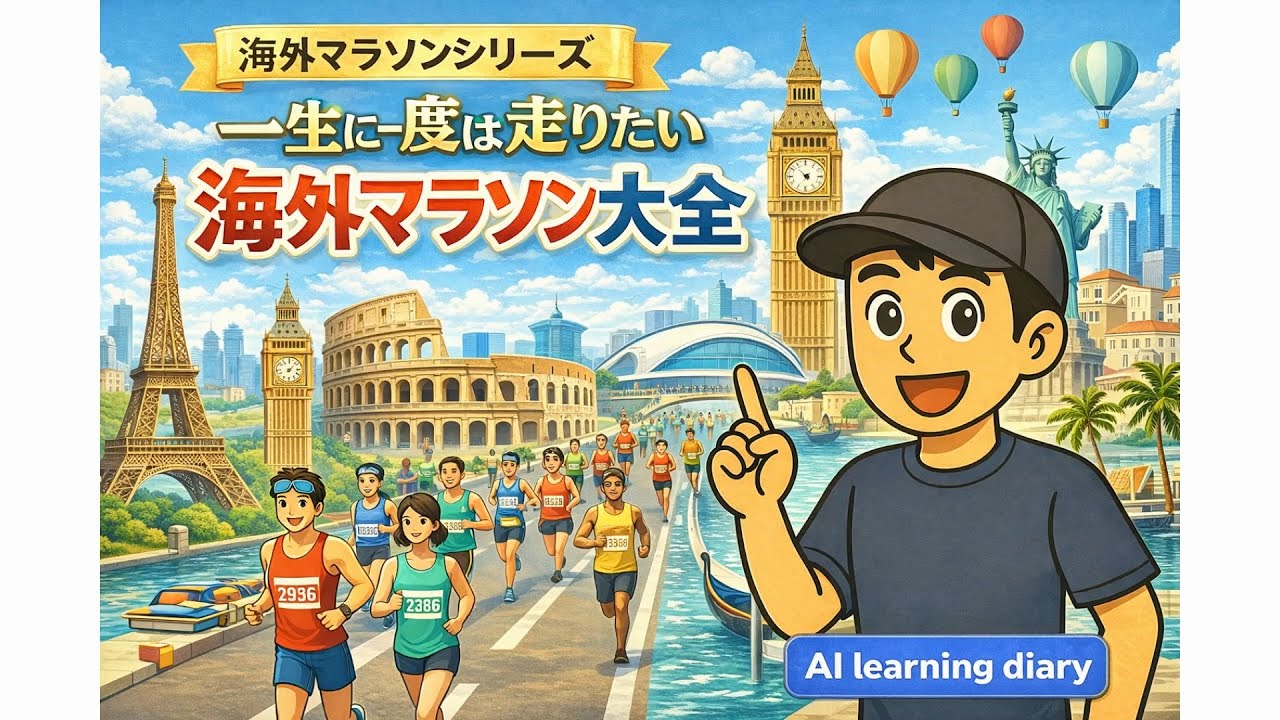【海外マラソンシリーズ】一生に一度は走りたい海外マラソン大全｜人生を味わう42.195km