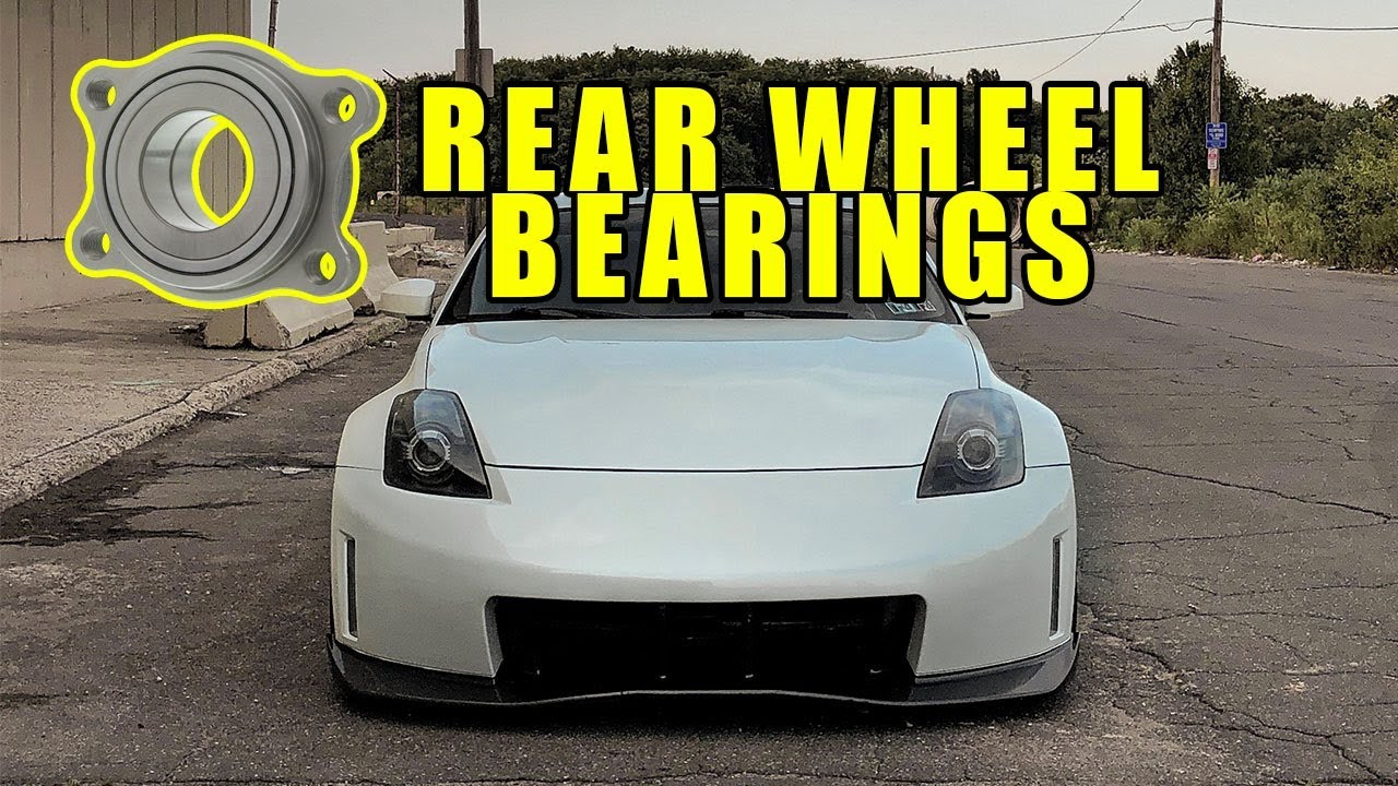 350Z Rear Wheel Bearing Replacement (WHINING NOISE GONE!!)