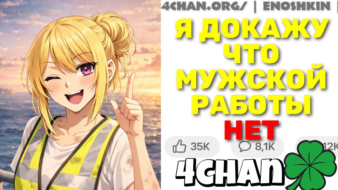 Феминистка КРИЧАЛА Что Мужской Работы НЕТУ! И Решив Доказать Это Поехала На Нефтянку | 4chan истории