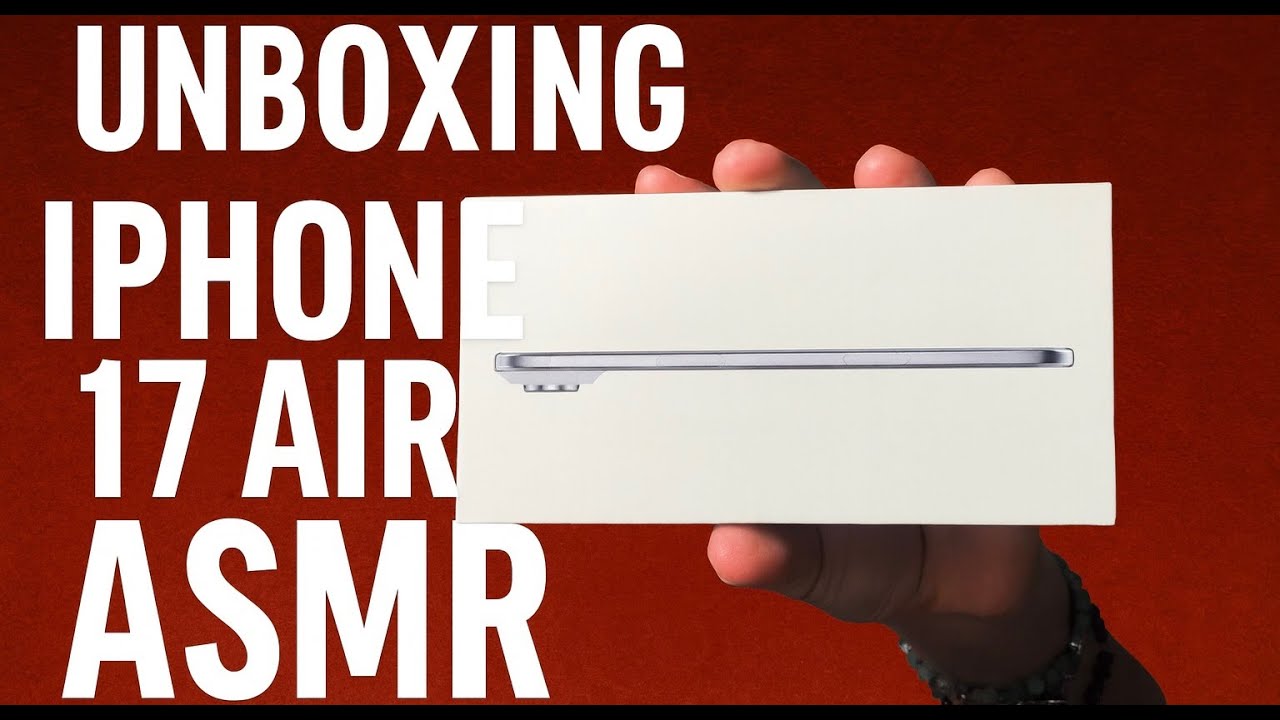 UNBOXING IPHONE 17 AIR - ASMR ITA
