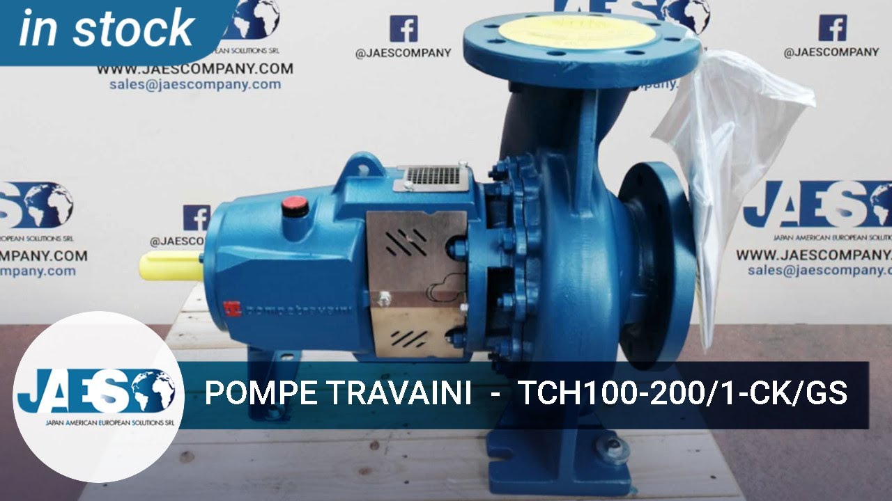 POMPE TRAVAINI TCH100-200/1-CK/GS (IN STOCK) Pump - Pompa - Bomba