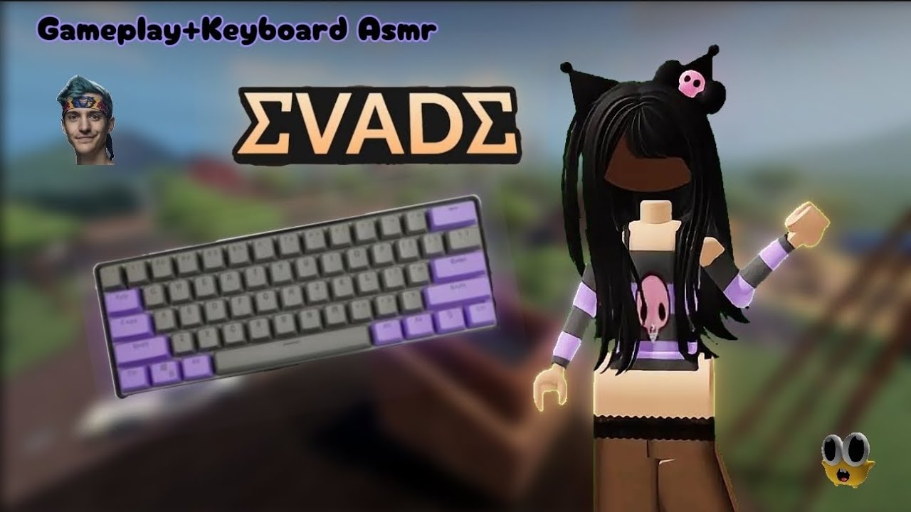 Evade Asmr☁️~ Gameplay + Creamy Keyboard Asmr | xAndrea | *VERY CREAMY*