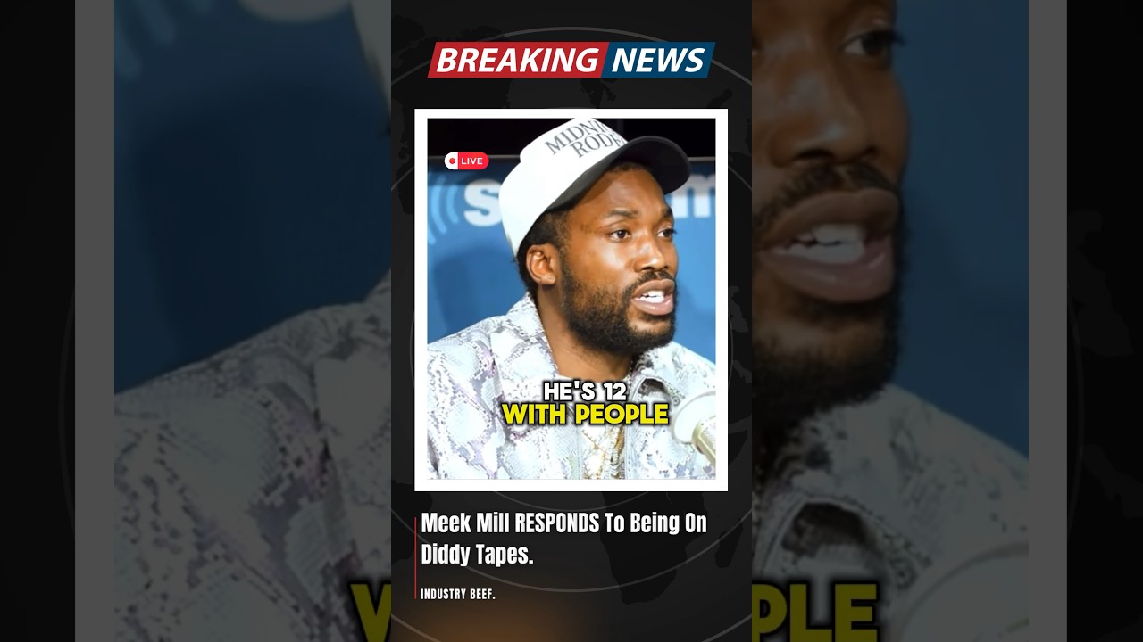 Meek Mill RESPONDS To Being On Diddy Tapes
