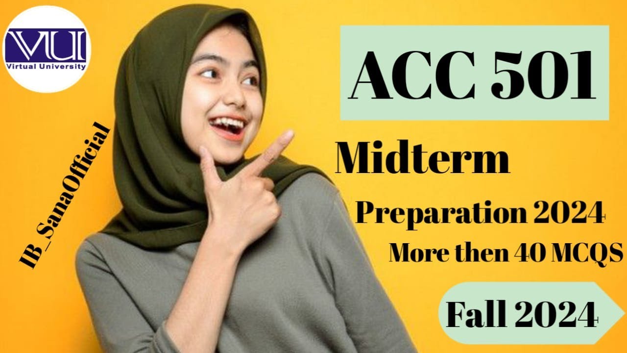 ACC501 Midterm preparation2024|ACC501 midterm MCQS2024|Most Repeated MCQS Midterm Part 1Midterm mcqs