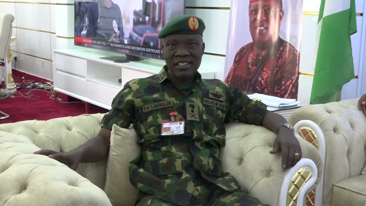 Chief of Army Staff(COAS) Lieutenant General  Taoreed Lagbaja