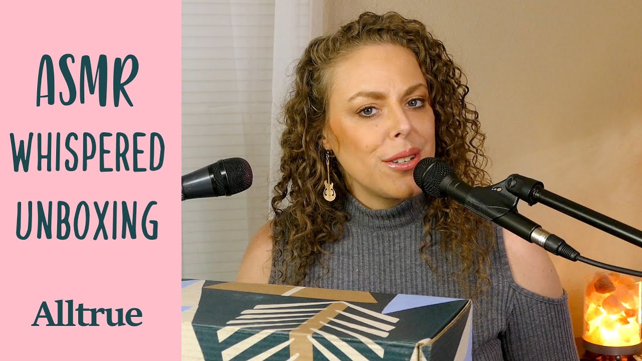 ASMR Whispered Unboxing for Sleep 💤 Alltrue Winter Box, Lots of Tapping & Triggers 🎧 ASMR Corrina