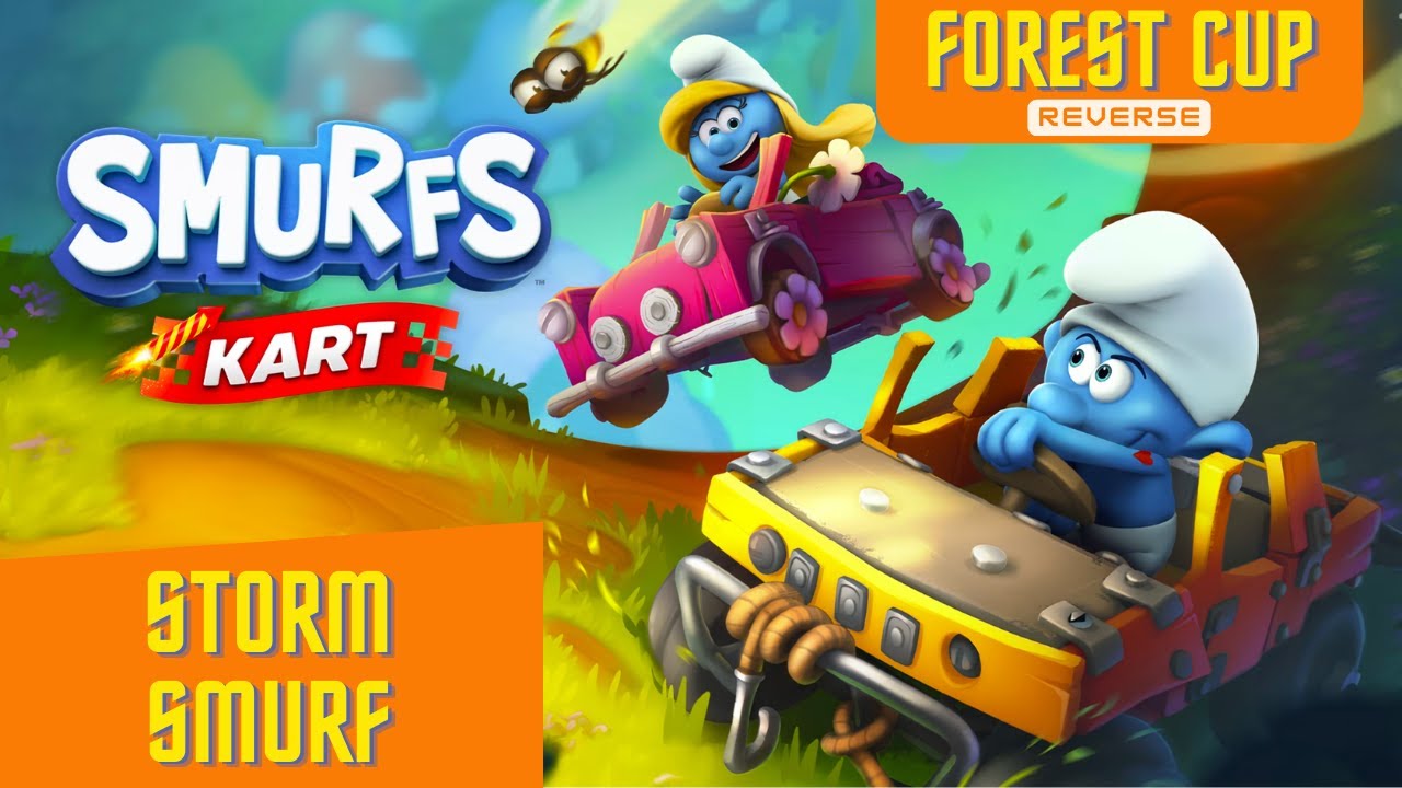 Smurfs Kart - Winner of Forest Cup [Reverse Mode], Storm Smurf #smurf #smurfs #smurfskart