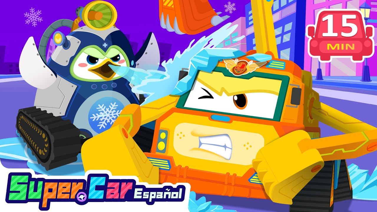 El Pingüino de Hielo 🐧| Dibujos Animados | Autos para Niños | Super Car en Español