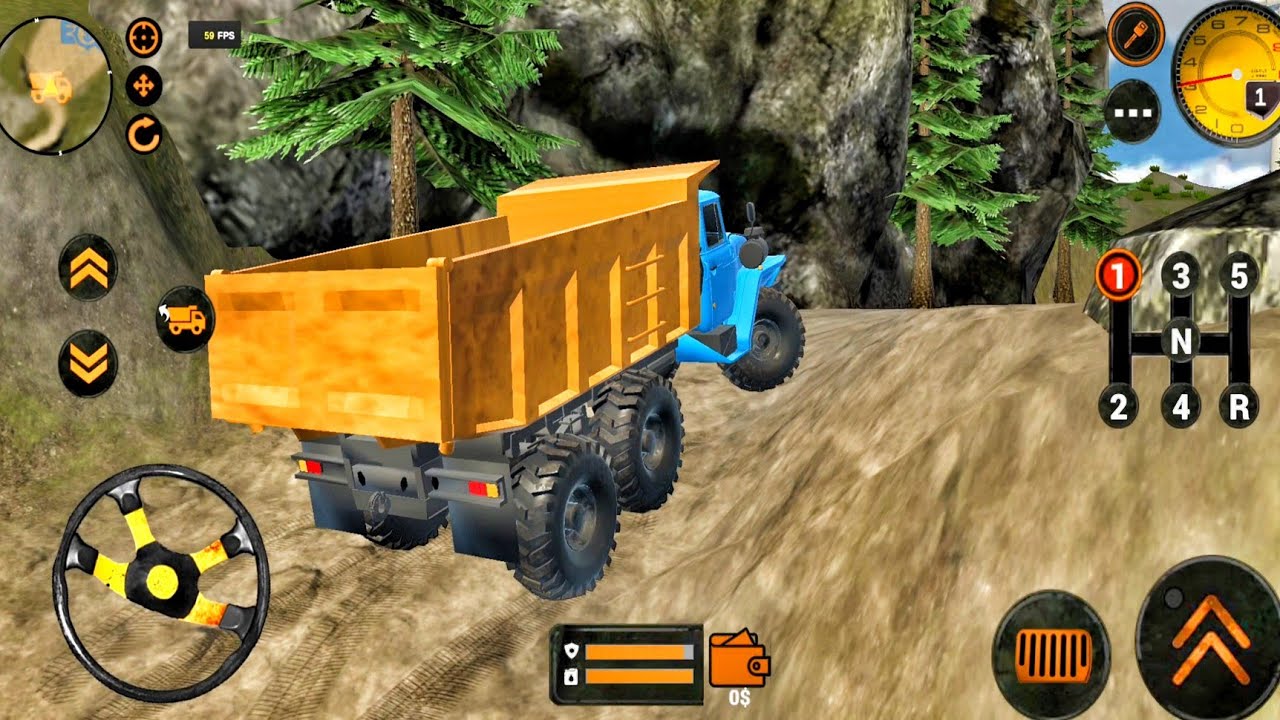 Backhoe Loader JCB Simulator Gameplay - Indian Vehicles JCB Truck Van Driving - Android Gameplay 