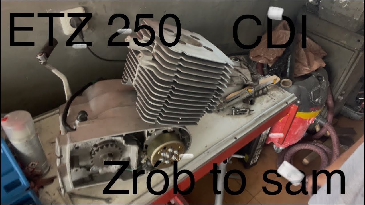 ETZ MZ 250 skręcamy cylinder i cdi własnej konstrukcji