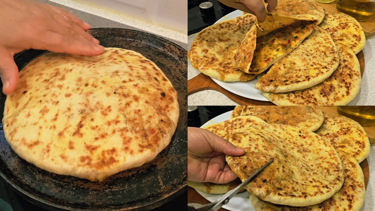   مع هاد البرد ما يصلح غير مخمار معمر بالكفته  والخضره بطريقه سهله وبدون ما تخرج لك الحشوه من جناب