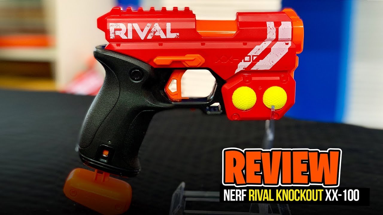 [REVIEW] Nerf RIVAL Knockout XX-100, Unboxing, Firing Test, Chrono & Review