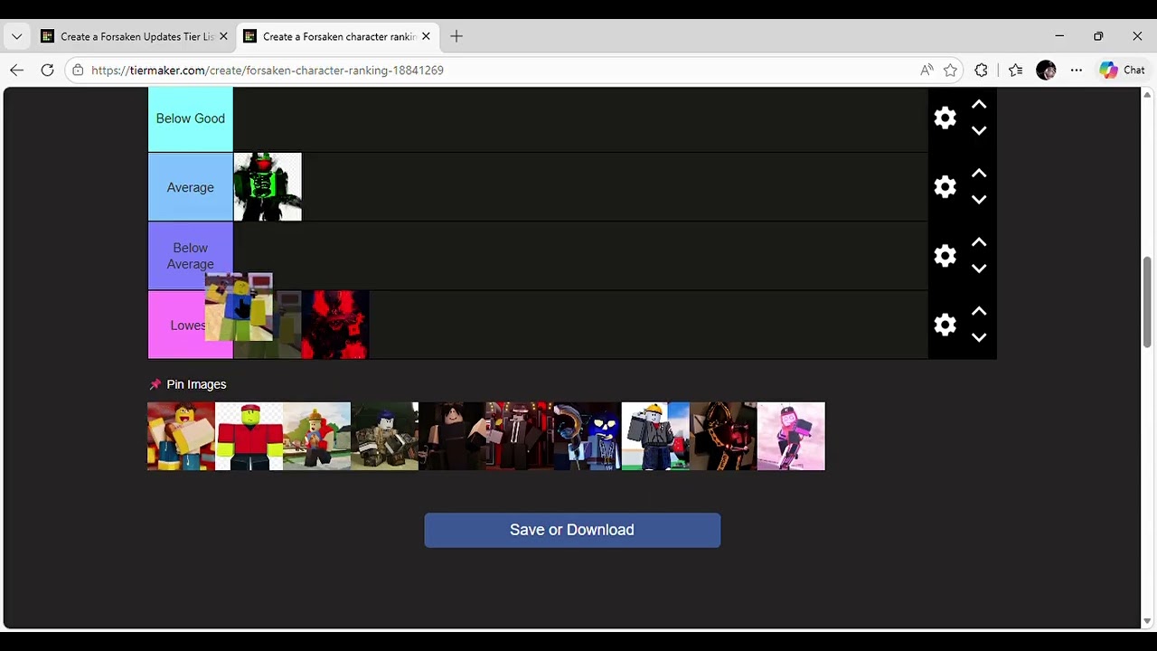 THE BEST FORSAKEN TIER LIST PT 2