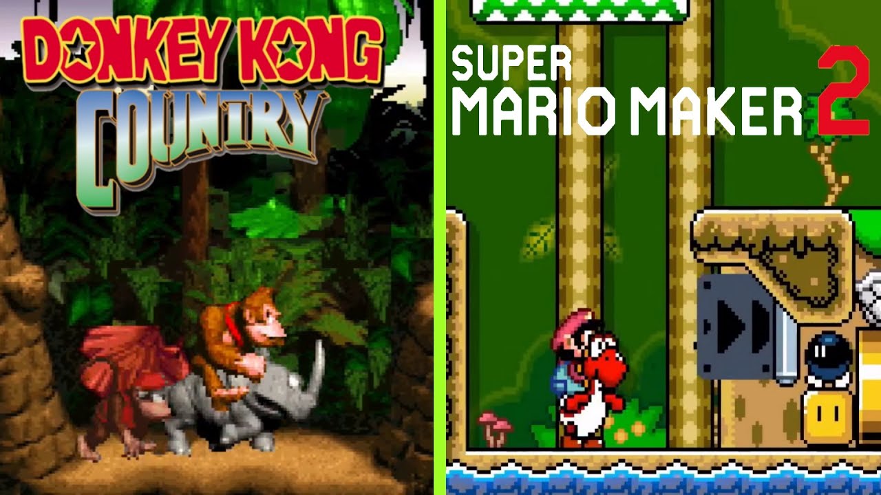Super Mario Maker 2: Donkey Kong Country: Jungle Hijinx