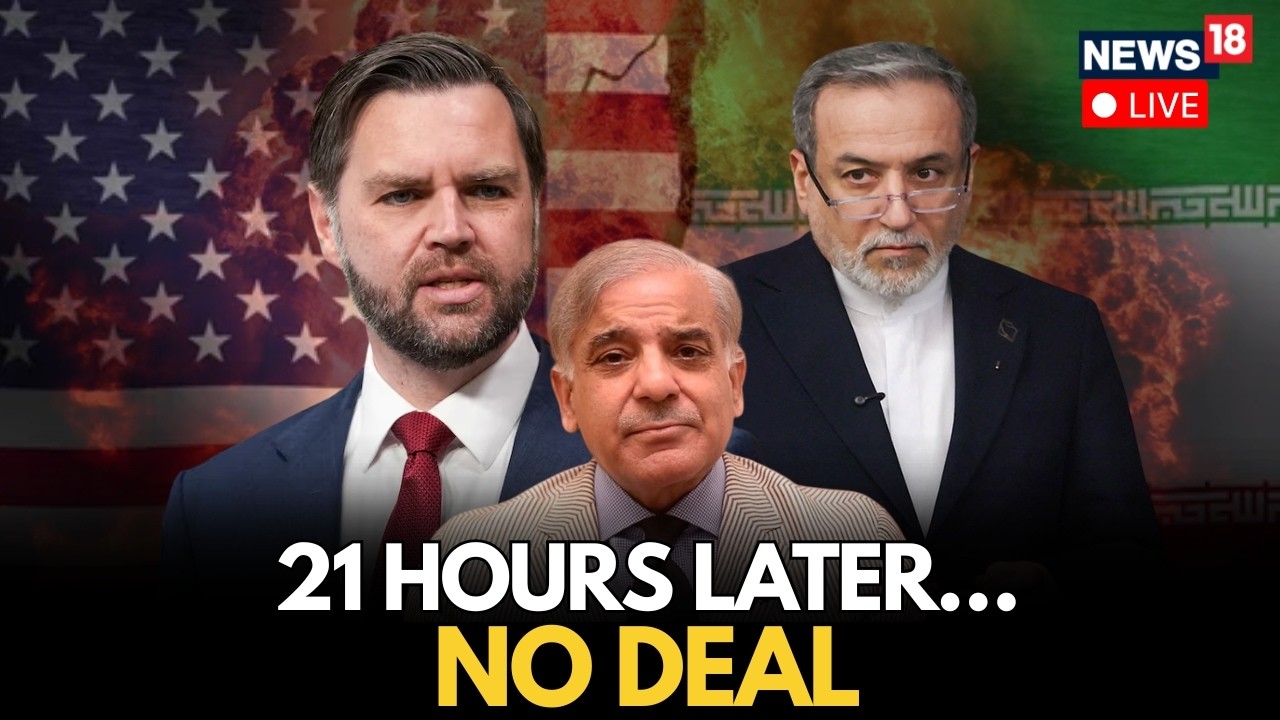 LIVE: 'Bad News': US Vice President JD Vance Says No Agreement Reached As Iran Rejected US Terms