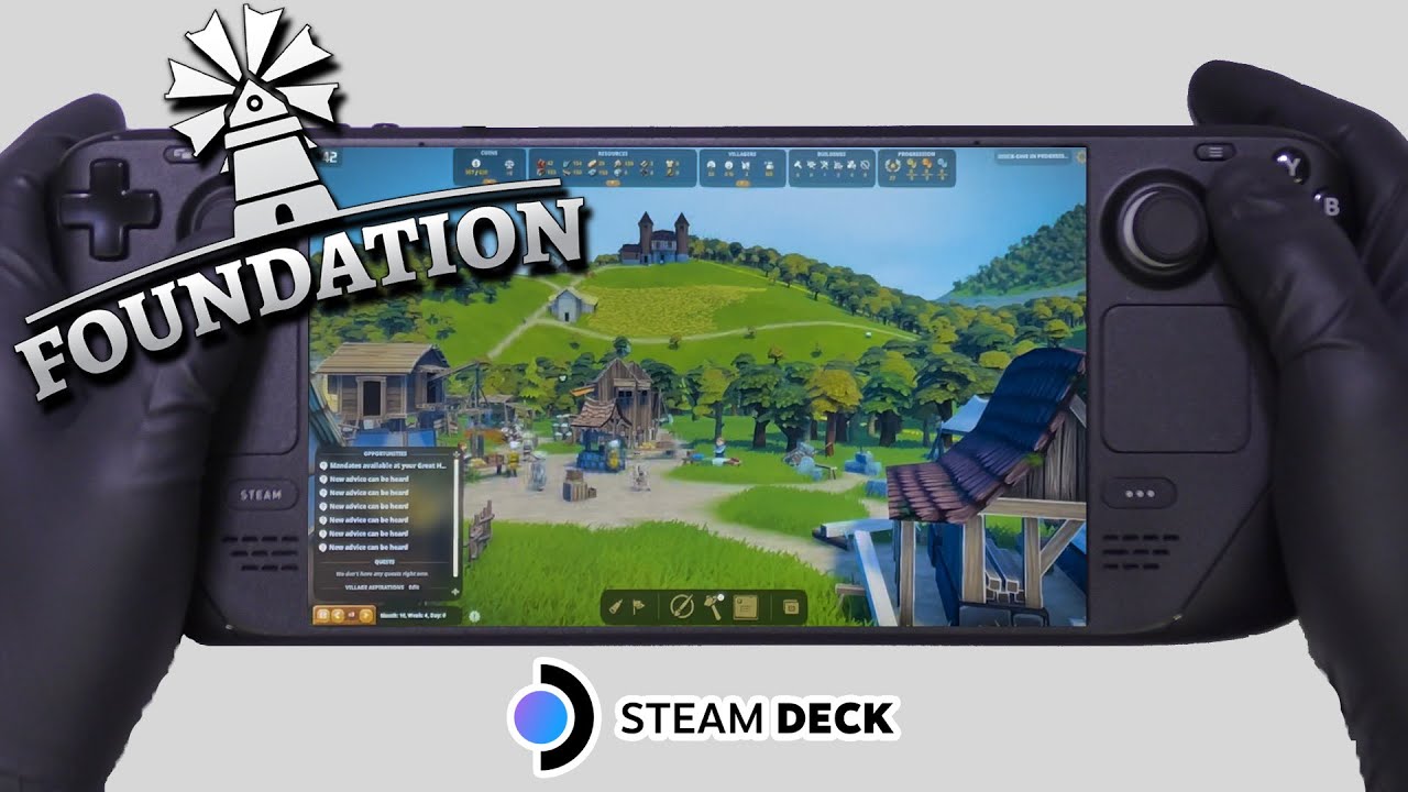 Foundation | Steam Deck Gameplay | Steam OS