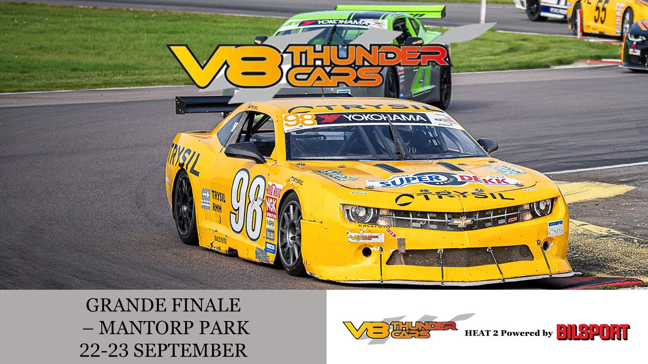 V8 Thunder Cars - Grande Finale Mantorp Park - Heat 2