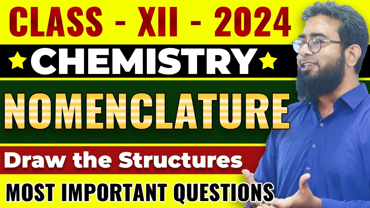 Draw the structures (Most Important for XII-Chemistry)