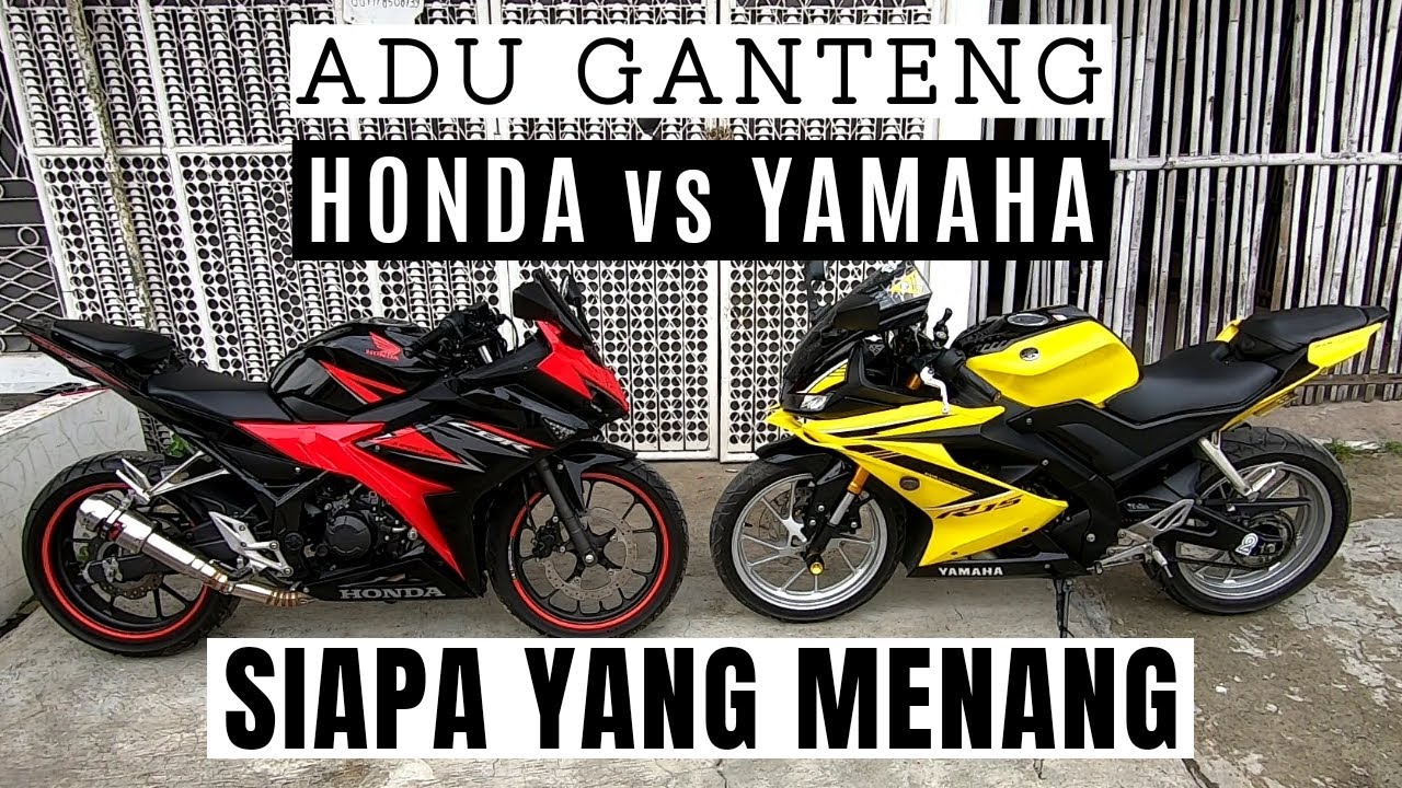 ADU GANTENG HONDA CBR150 vs YAMAHA R15 MENANG SIAPA