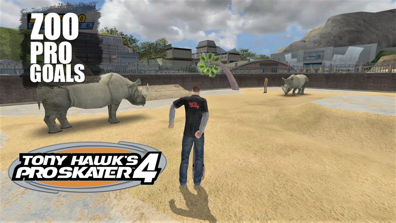 Tony Hawk's Pro Skater 4 (PS2) - Zoo: Pro Goals