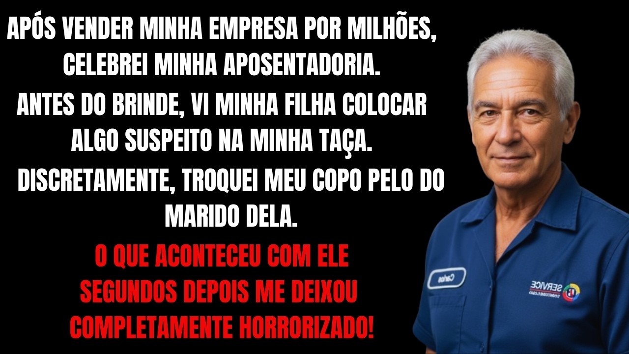 ELE COLOCOU ALGO NA MINHA BEBIDA ACHANDO QUE EU NÃO ESTAVA OLHANDO. TROQUEI OS COPOS SEM QUE ELE..