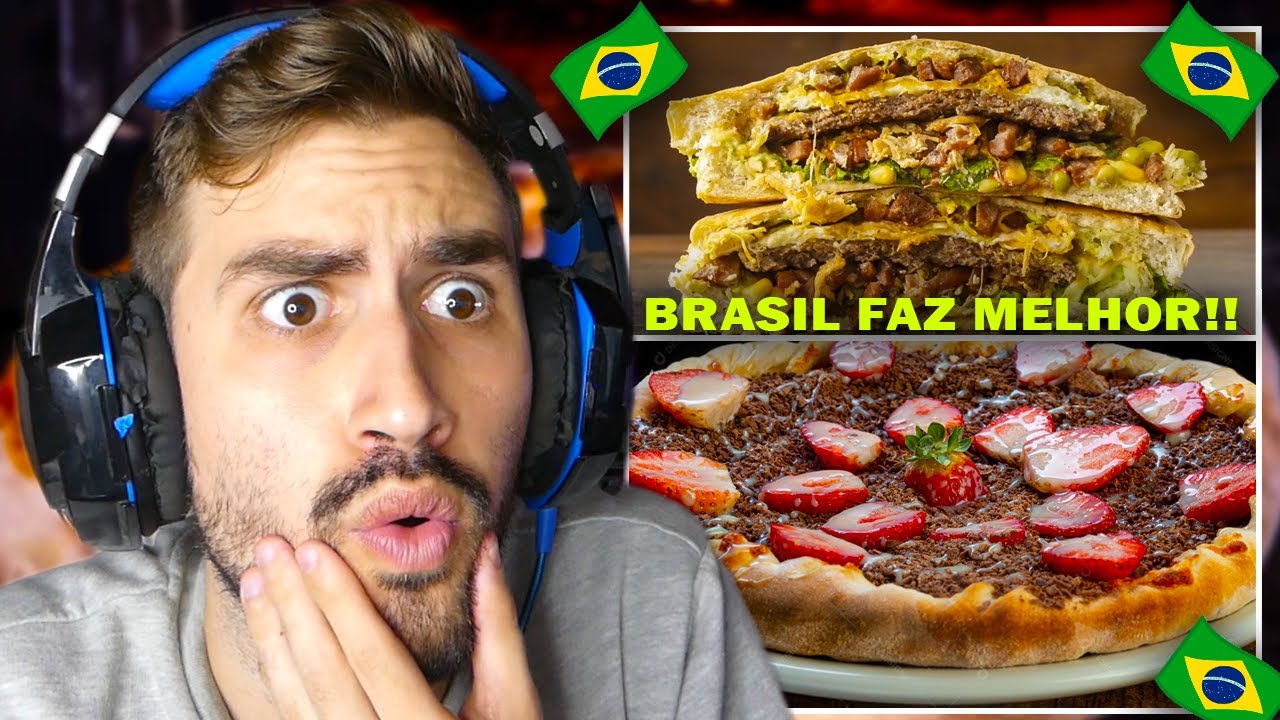 12 COMIDAS que o brasil faz MELHOR  ( Português reage )