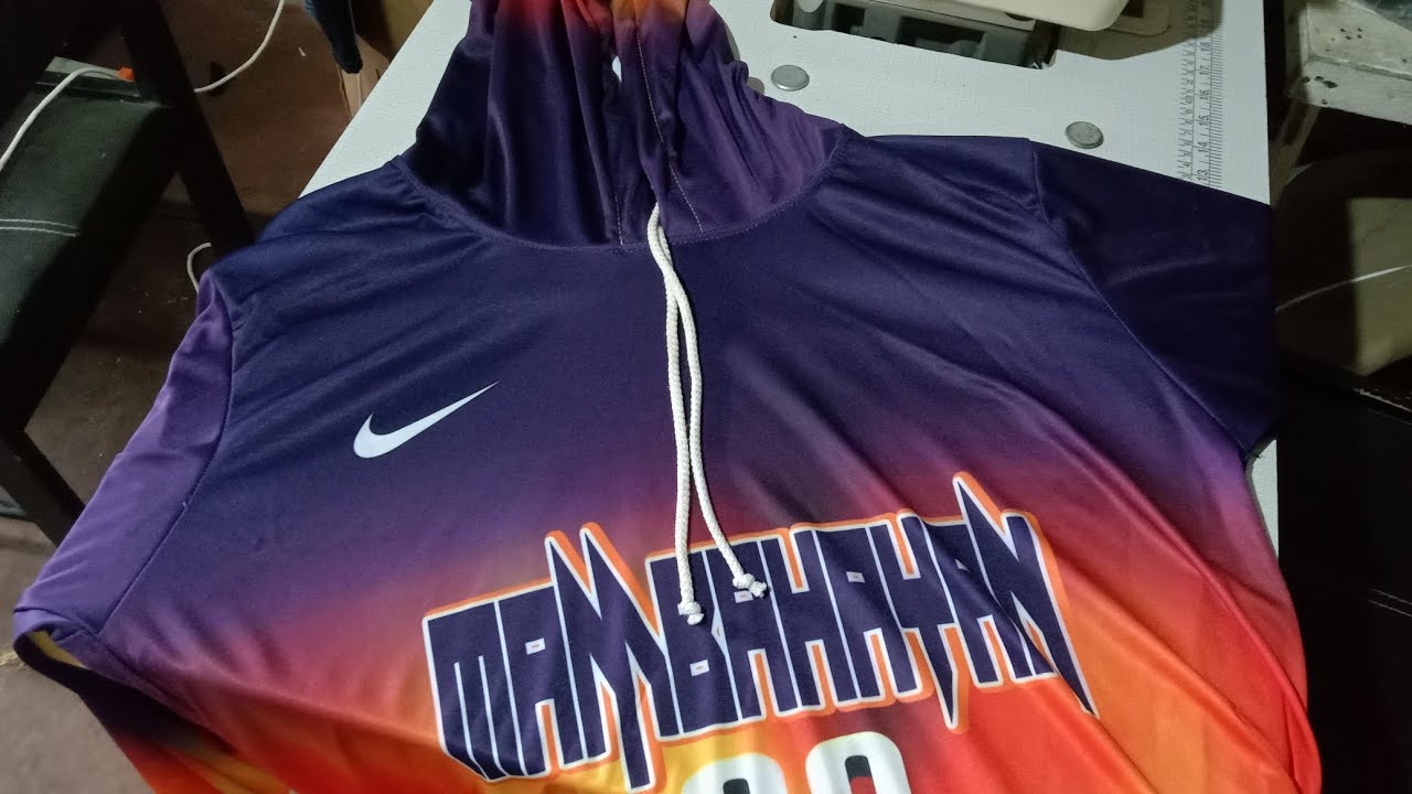 how to sew hoody Long sleeve... sublimation print.. home made 😊