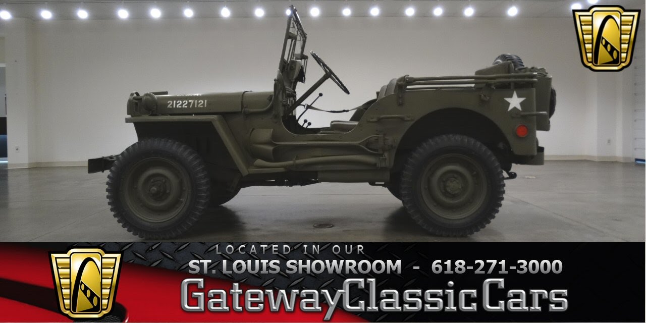 1945 Willys MB Jeep #6829 - Gateway Classic Cars of St. Louis
