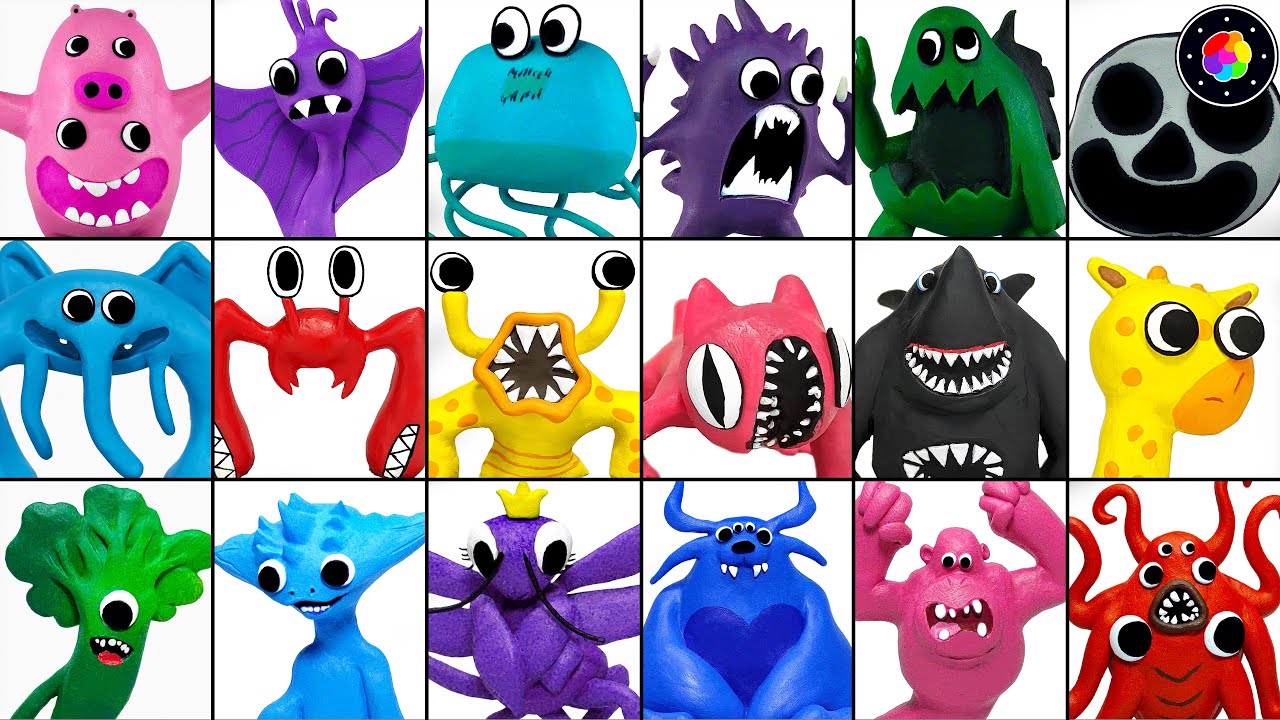 Creando TODA la BANDA DE BANBAN FANGAME! (Garten of banban 3 y 4) Plastilina | PlastiVerse