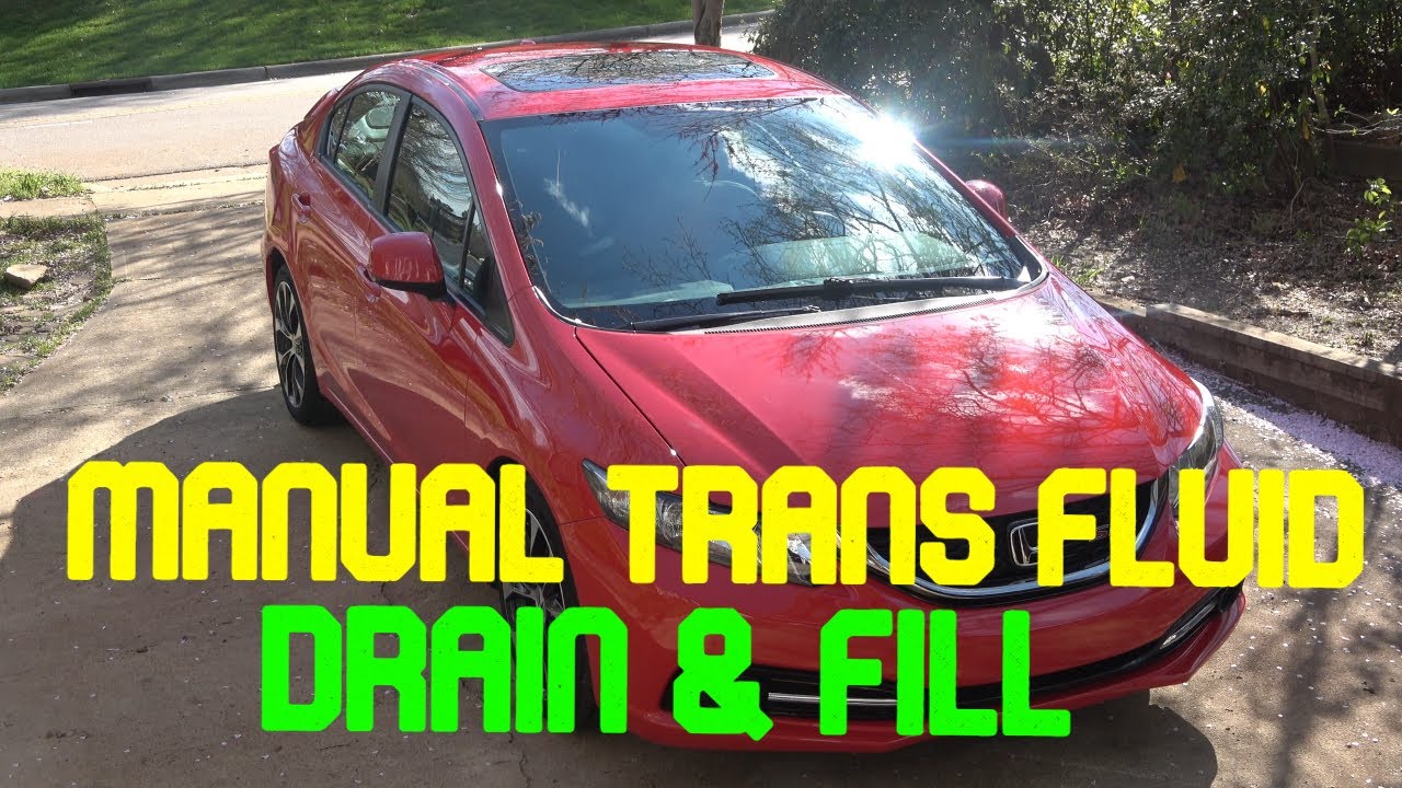 Manual Transmission Drain & Fill - 9th Generation Honda Civic Si 2012 2013 2014 2015