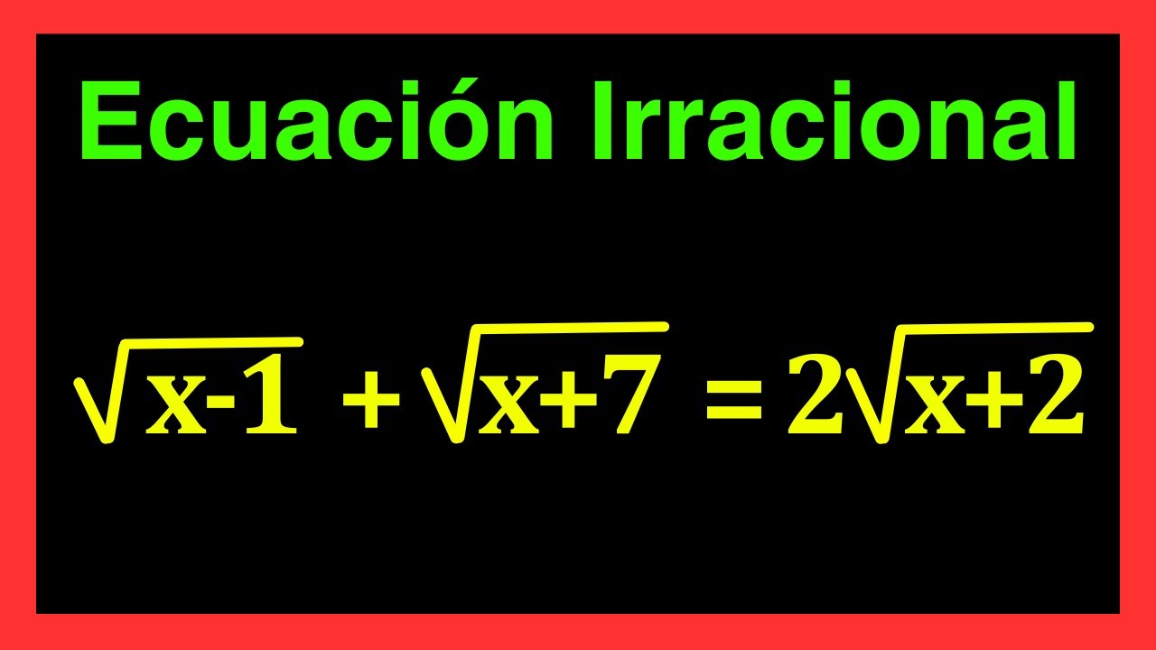 ✅👉Ecuaciones Irracionales con 3 Raices