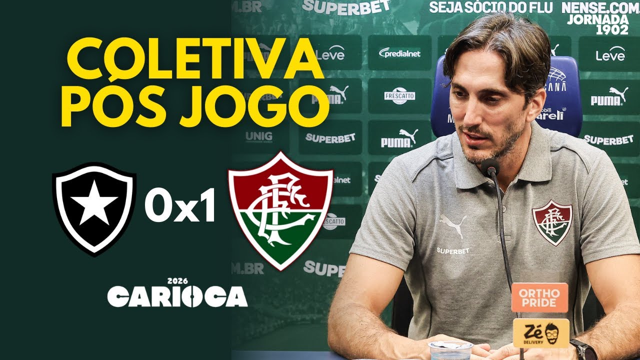 📺 COLETIVA ZUBELDIA | BOTAFOGO 0 X 1FLUMINENSE | BRASILEIRÃO 2026
