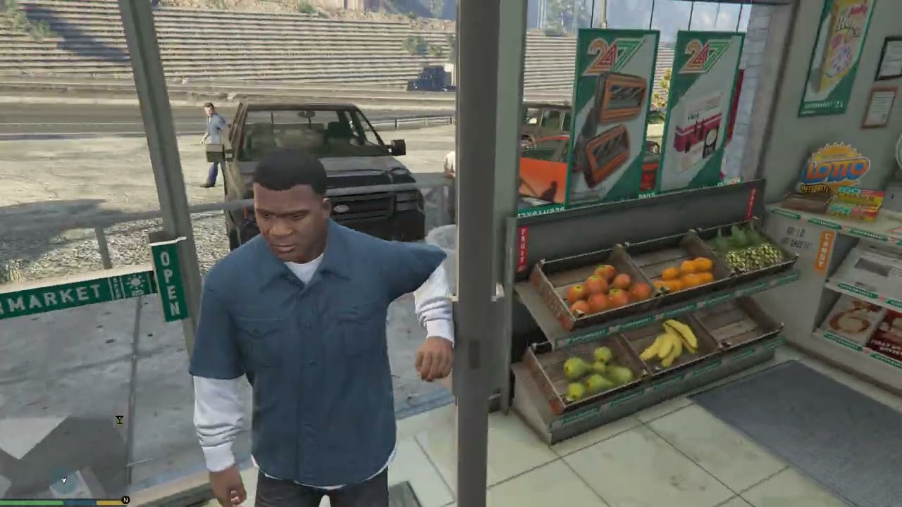 Grand Theft Auto V Superstore Heist--Franklin