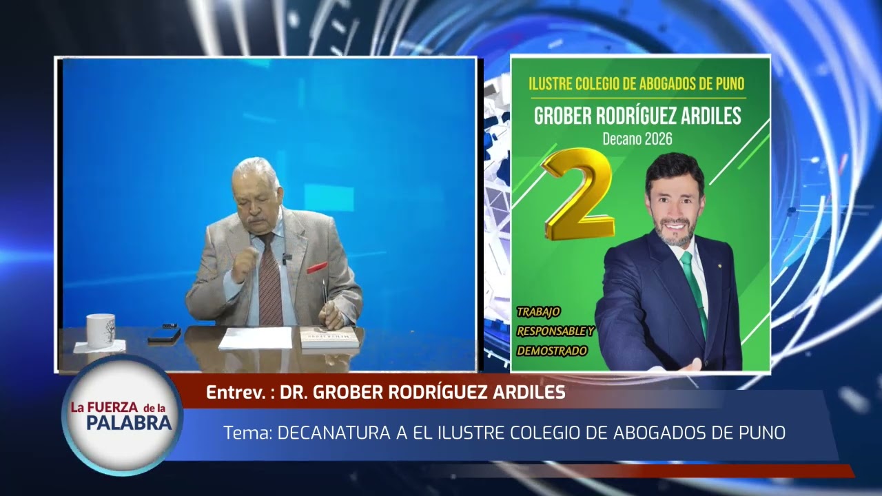 DR  GROBER RODRÍGUES ARDILES postula a el ILUSTRE COLEGIO DE ABOGADOS EN PUNO