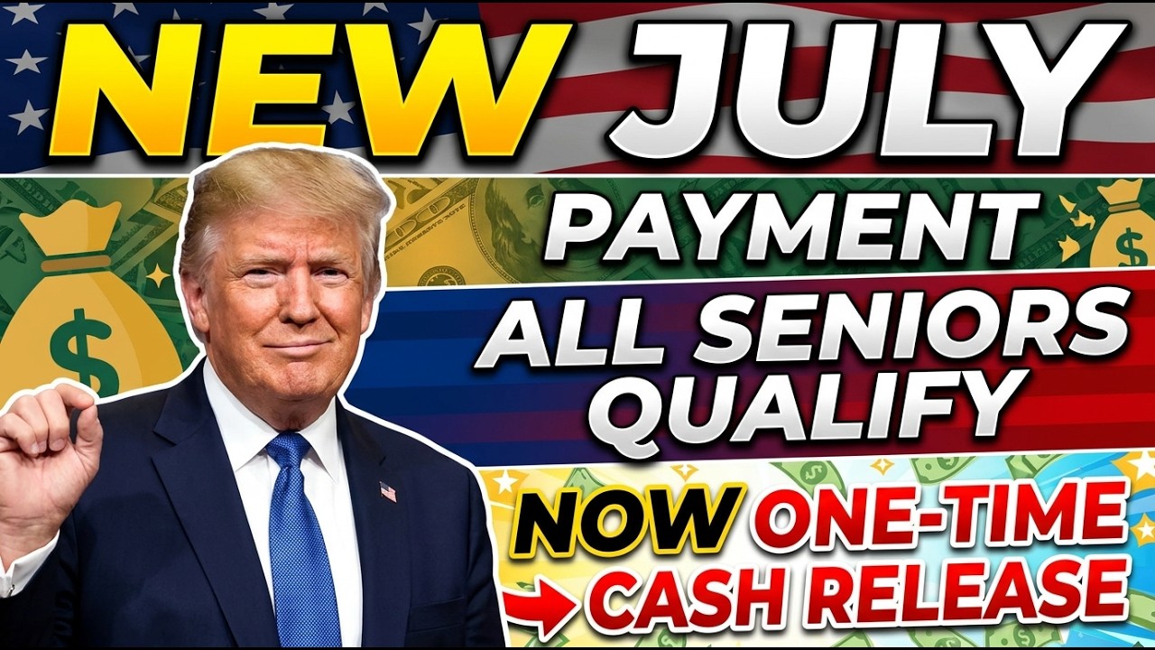 💰 NEW ONE-TIME PAYMENT FOR ALL SENIORS IN JULY