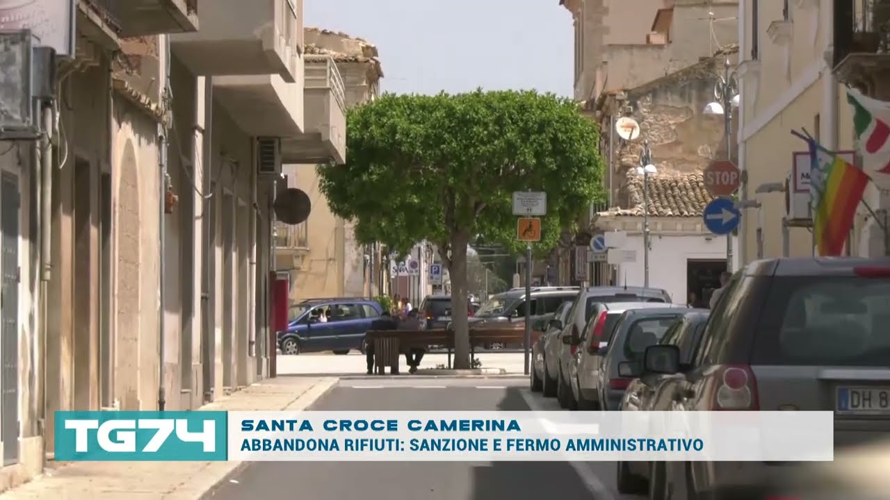 SANTA CROCE CAMERINA - ABBANDONA RIFIUTI, SANZIONE E FERMO AMMINISTRATIVO