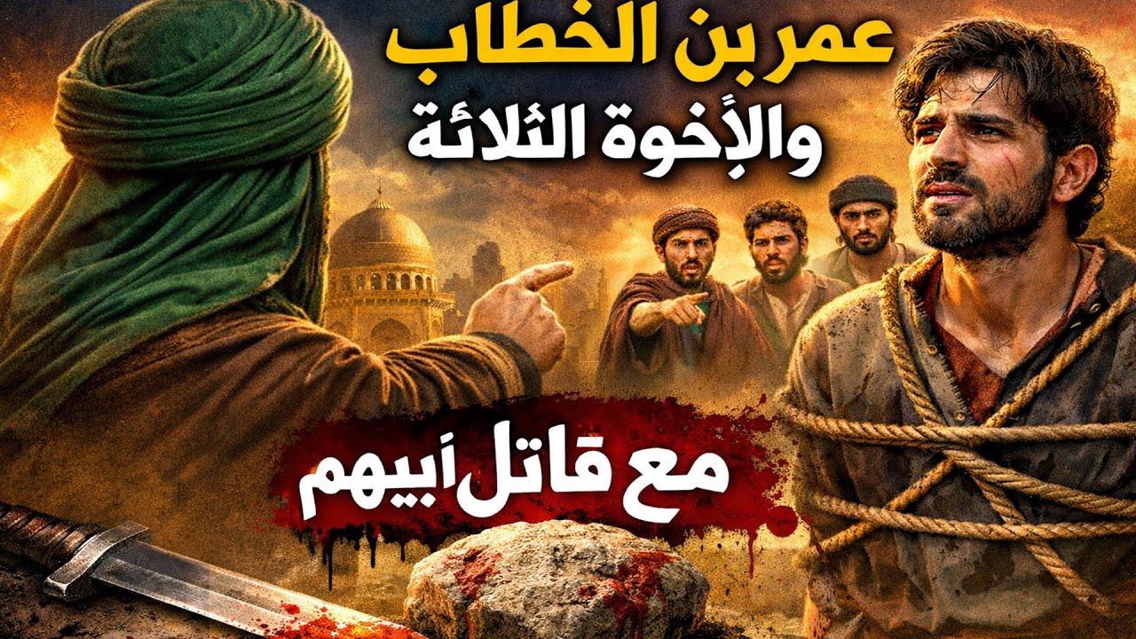 قصة عمر بن الخطاب والأخوة الثلاثة مع قاتل أبيهم | عدل الإسلام ورحمته