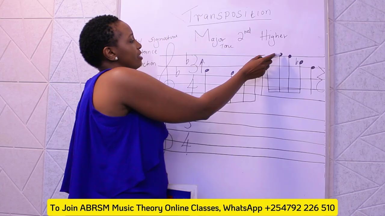 How Transpose a Major 2nd Higher | The 5 Rules Explained (ABRSM Grade 5)
